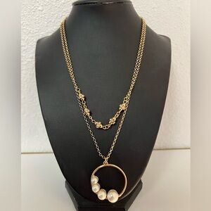 18k Gold Plated Two-layer Necklace